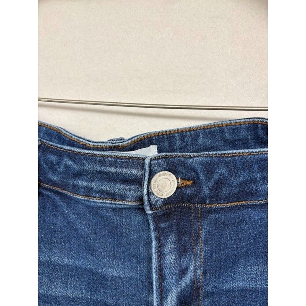 Vervet‎ Jeans Plus Size 20 Skinny Leg Raw Hem Stretch Medium Wash - Picture 5 of 10